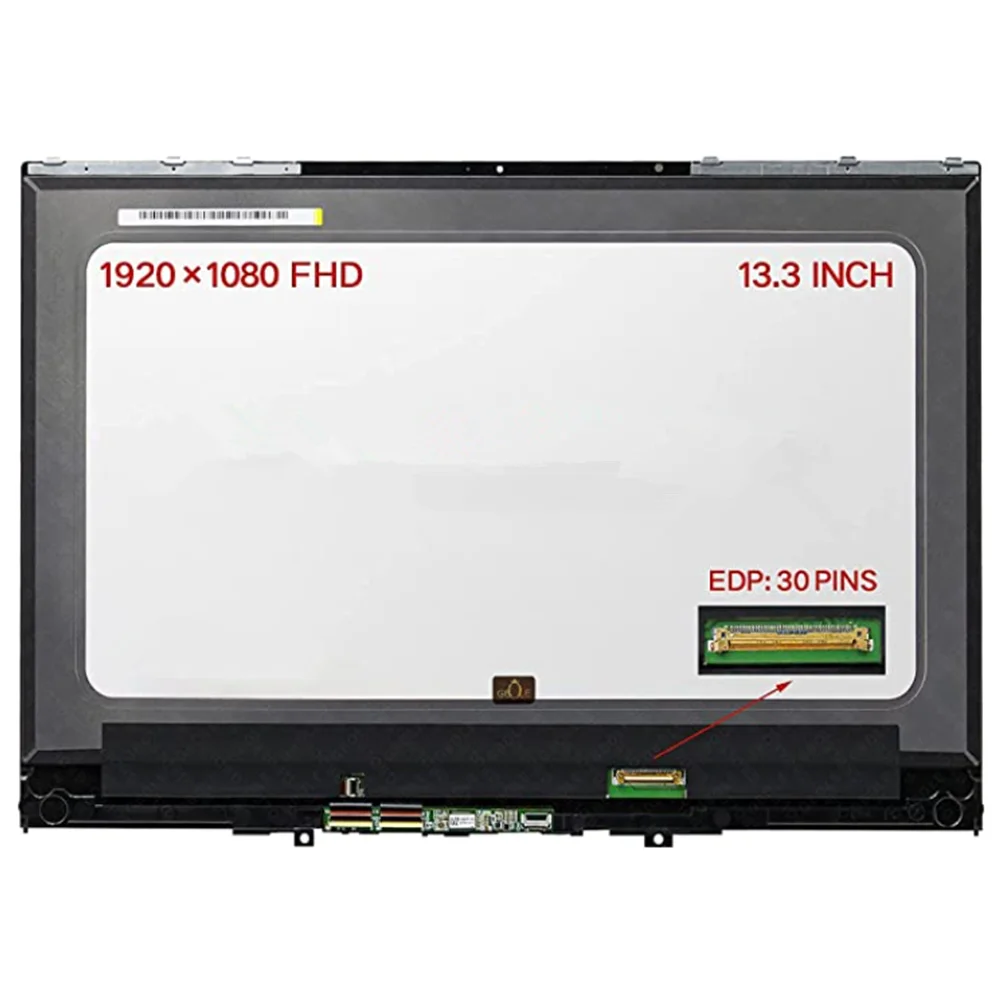 5D10Q89746 for Lenovo Yoga 730-13IKB (81CT) Assembly w/Frame Board One Hole Tape Kit M133NWF4