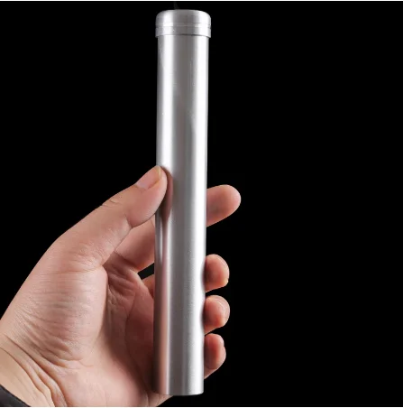 In Stock Wholesale Empty Cigar Single Screw Travel Portable Aluminum Cigar Tube
