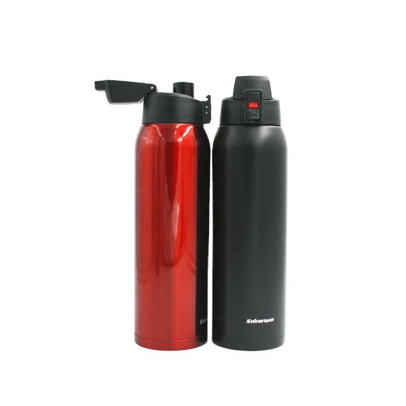 
Light Weight Metal Double Wall Stainless Steel Thermoses Vacuum Flask with Wide Mouth 