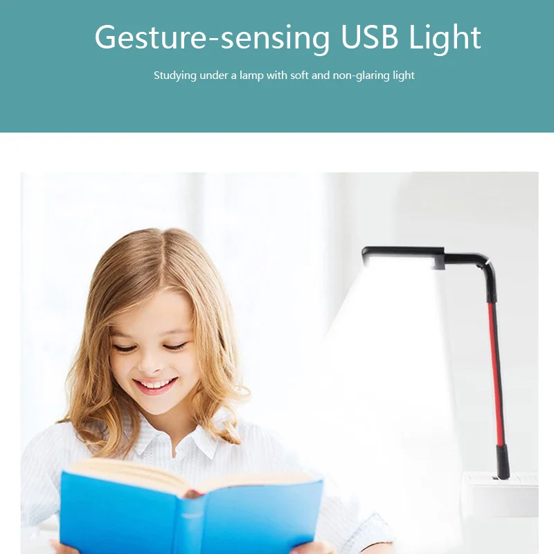 Заводская поставка мини-круглые USB светодиодные фонари современный дизайн Гибкая подставка для мобильного телефона и компьютера настраиваемый логотип печать