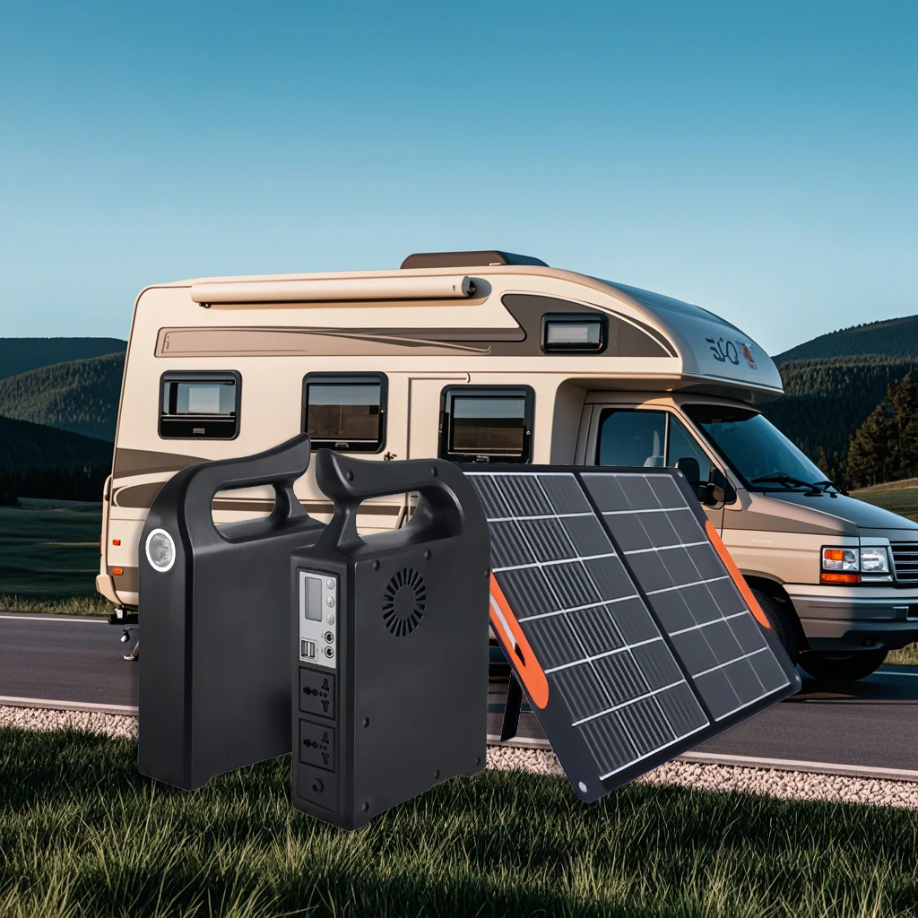 150 Вт складная солнечная панель 200WH/12V Портативная электростанция комплект солнечной панели системы