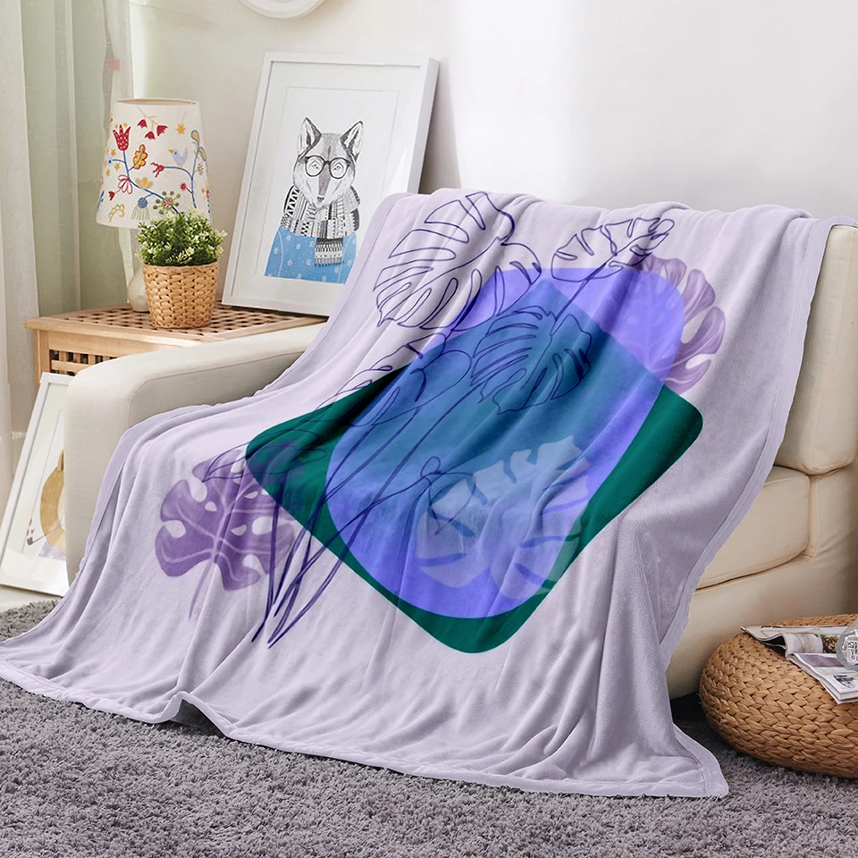 Wholesale  Personalized Customized image Blank coral Fleece Printed 3D Photo sublimation blankets White Custom sherpa Blanket