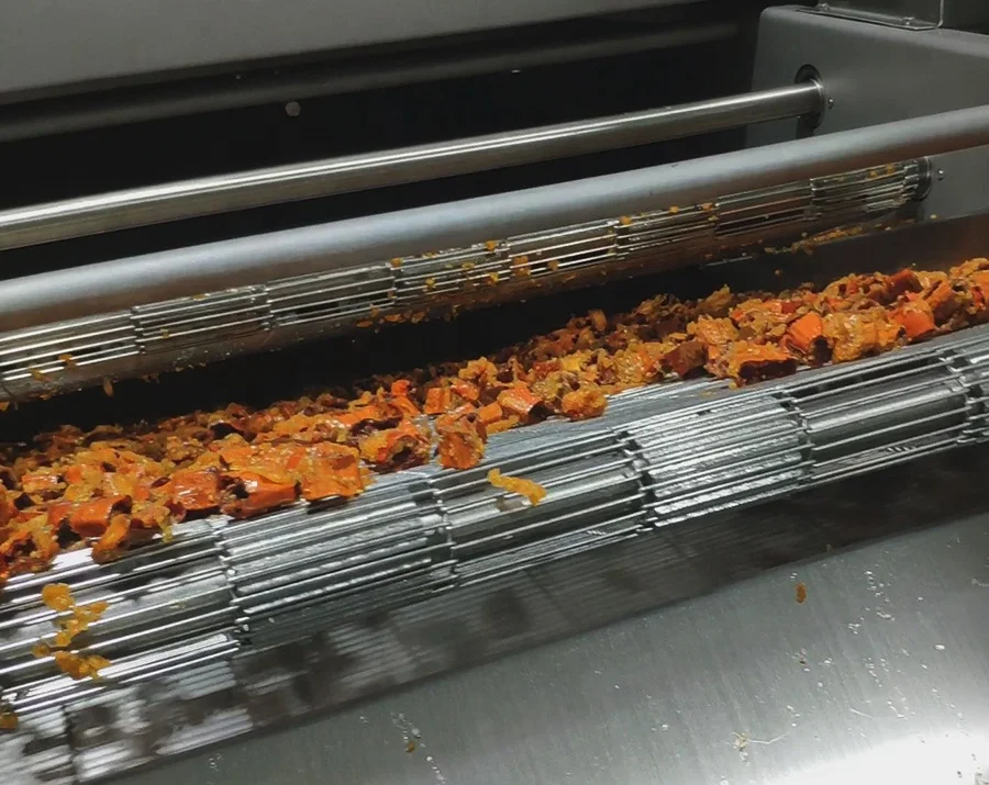 DB Frozen Polutry Foods Processing Machinery Breaded or Tempura Chicken nugget Deep Frying Machine automatic