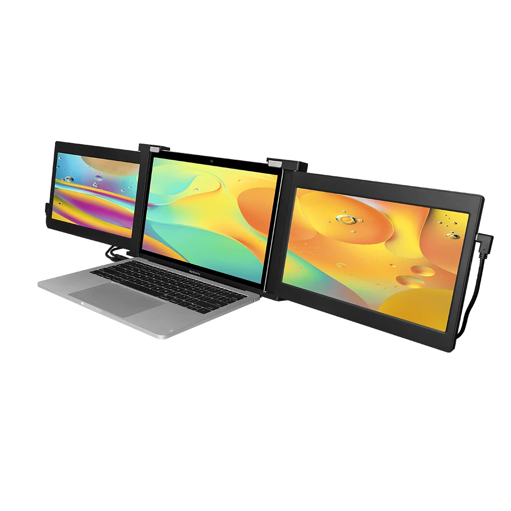 
Triple laptop screen portable monitor 1080p 1920 x 1080 11.6 inch usb type c laptop monitor 