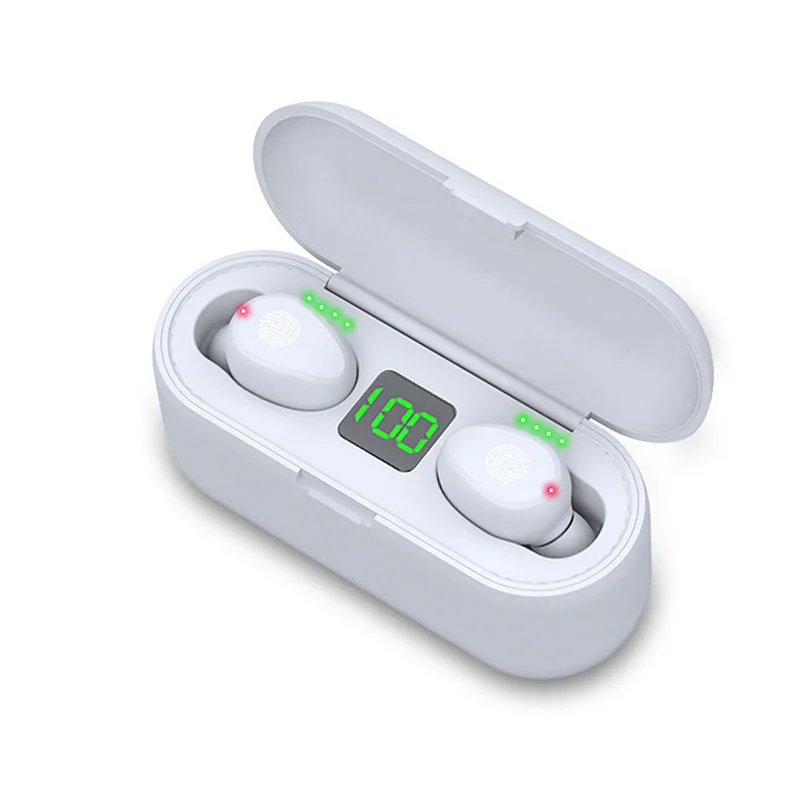  New Arrival Bluetooth 5.0 F9 Earphone Headphone for All Type Phones Auto Connect
