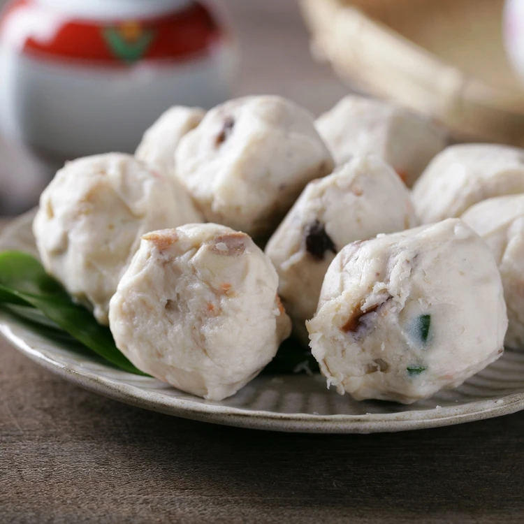 
Sailfish ball wholesale hand made series frozen food mushroom sail fish ball for soup and hotpot 