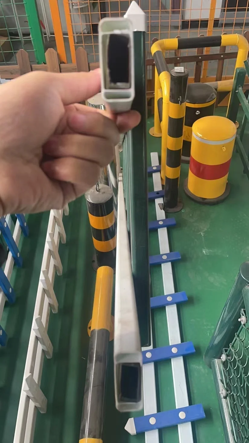 Cheap 10ft*27in Garden Decoration Fence Pvc Plastic Privacy Outdoor White Picket Fence Barbados