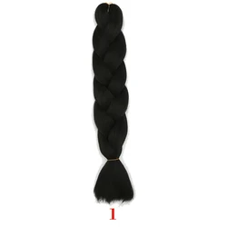 Ombre Xpression Synthetic 24inch Pure Color Long Jumbo Braiding False Hair Extention For Braids