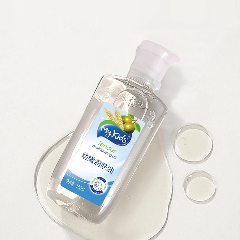 Private Label Plant Care Baby Oil Professional Skincare 102ML Moisturizing Smoothing Camellia Olive Oil Baby Massage Body Oil