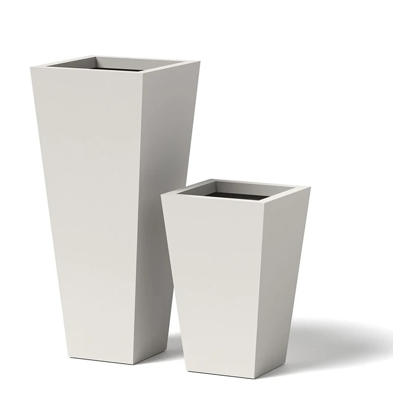 luxury indoor outdoor garden metal high vertical large plant pot flower vase