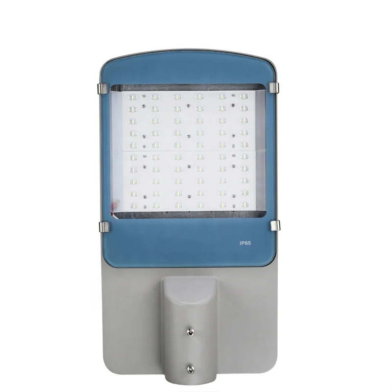 90w IP65 commercial large long flat led street lamp aluminum street light housing