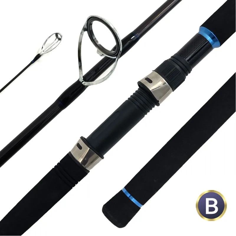 OEM/ODM fuji alconite saltwater fishing carbon fiber sea bass ocean beach inshore  fishing rod basic shore jigging rod