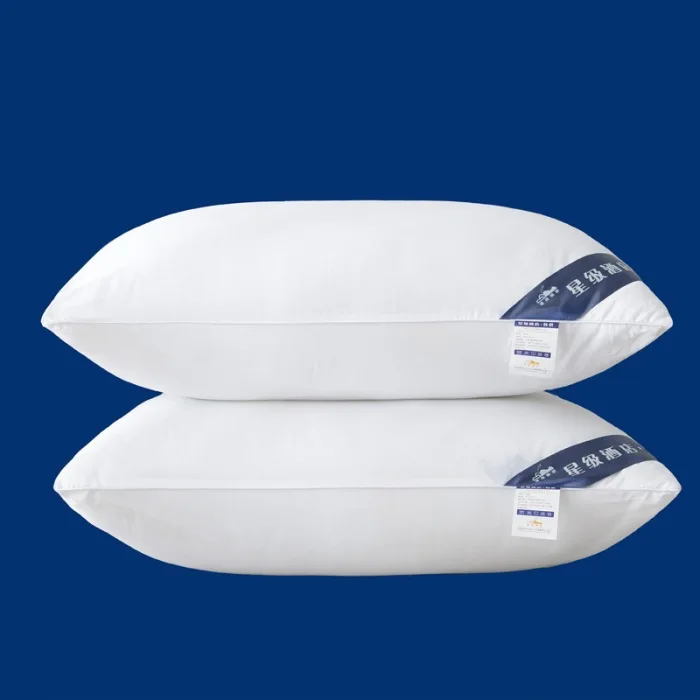 100% Polyester Microfiber 5-Star Comfortable White Squishy Pillow Memory Cooling Inflatable Massage Folded Filling-for Hotels