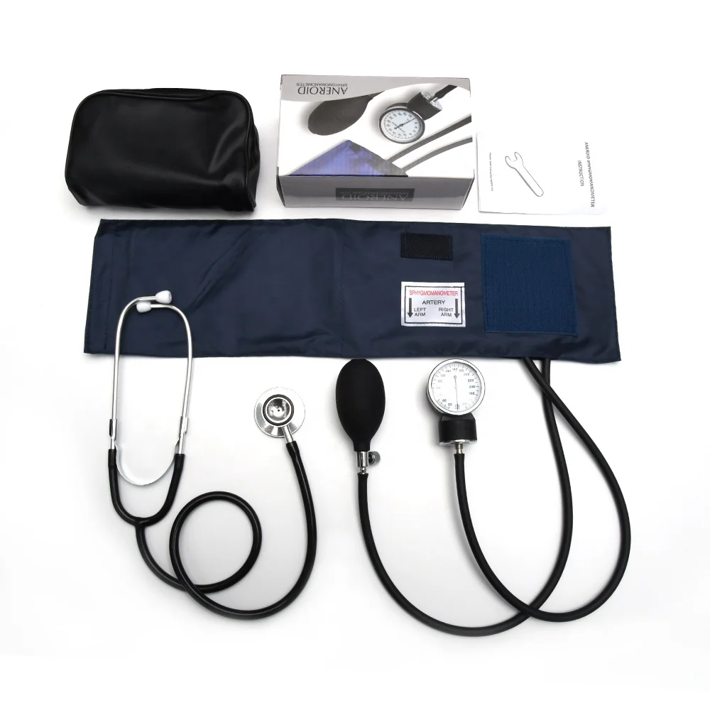 SC013 Digital blood pressure monitor aneroid sphygmomanometer with dual head stethoscope