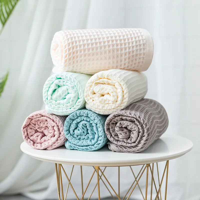 Custom Bamboo Paper Towels Waffle 70 140 Soft Cotton Beach Towels Microfiber Bath Towels For Hair