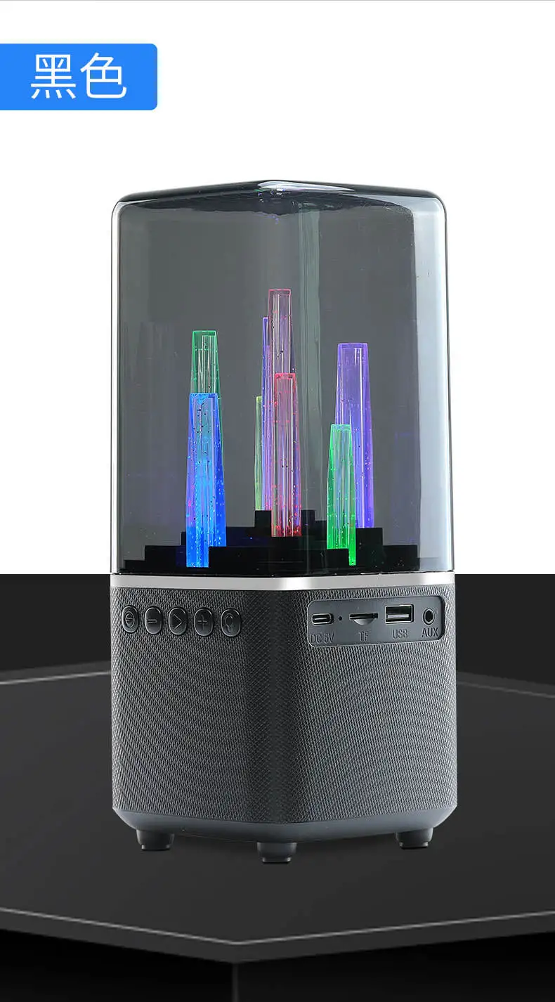 New Hot Pulse Wireless Speaker Led Lights Powerful Sound Bt 5.0 Portable Deep Bass Colorful Speakers