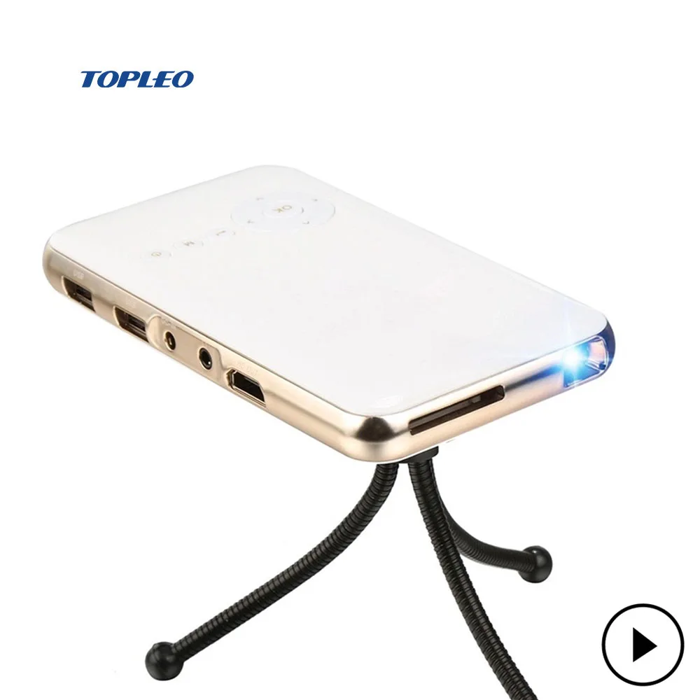 Низкая цена oem перезаряжаемый hd мультимедиа 1080p hd led 3d tv мини карманный маленький проектор телефон full hd мини