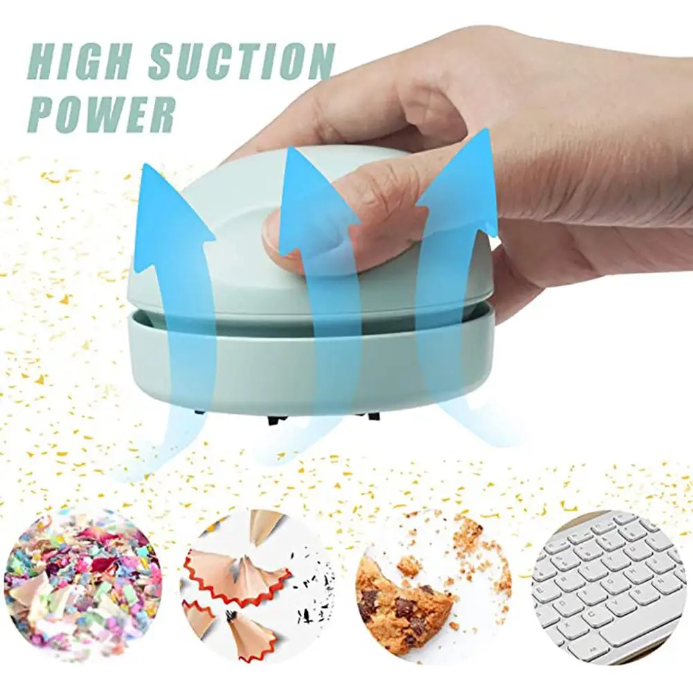 Mini Desktop Vacuum Cleaner Office Desk Dust Home Table Sweeper Desktop Cleaner