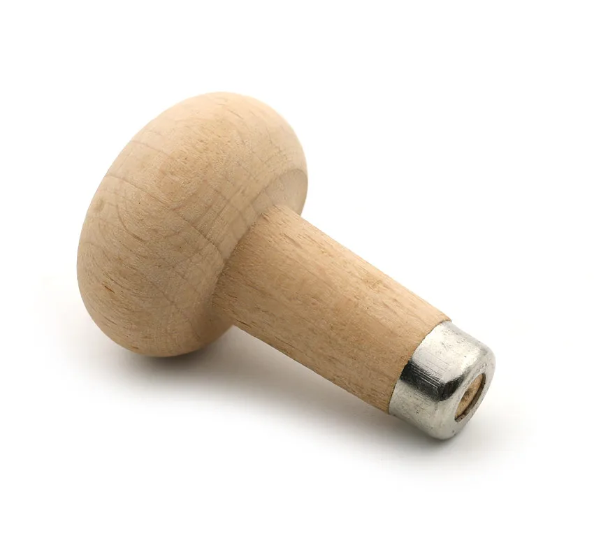 Micro Insert Clamping Tool Mushroom Hand Push Wood Carving Knife Mouth File Handle Fixture