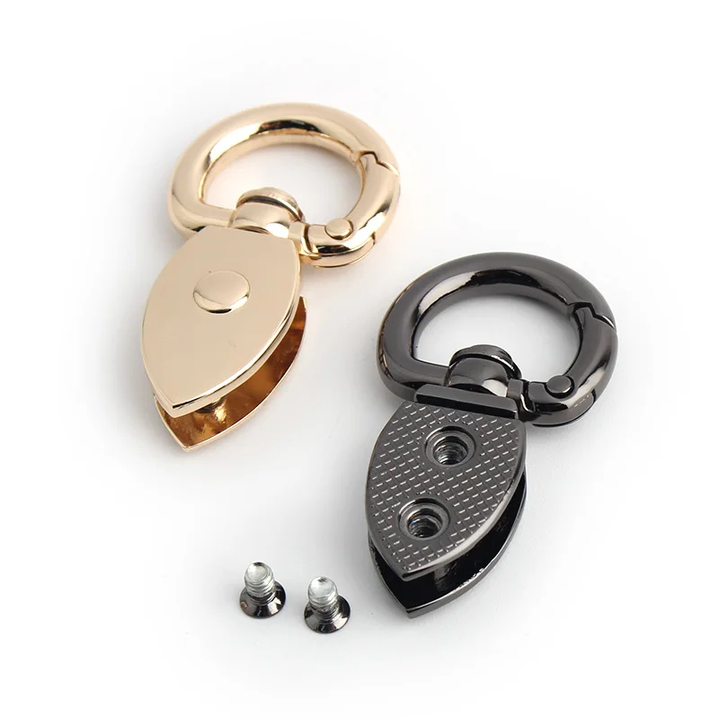Nolvo World 44*16mm Wholesale High quality metal hanger clip for handbag Bag belt accessories metal clip