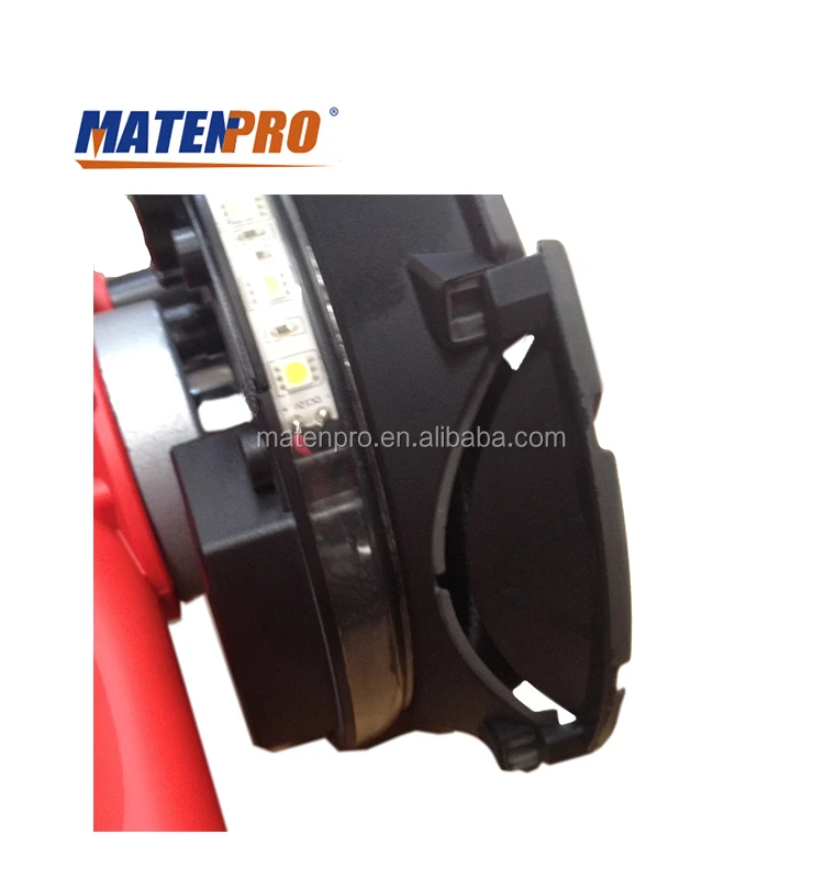 Drywall Sander 850W Electric Adjustable Variable Speed with Automatic Vacuum System  LED Light and Dust Bag MT-700D-8