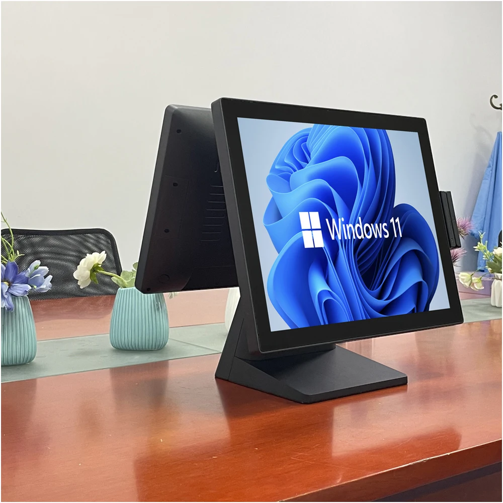 Jesen OEM POS  17/15 inch Touchscreen POS system cash register machine Cashier Retail Resolution for Restaurant