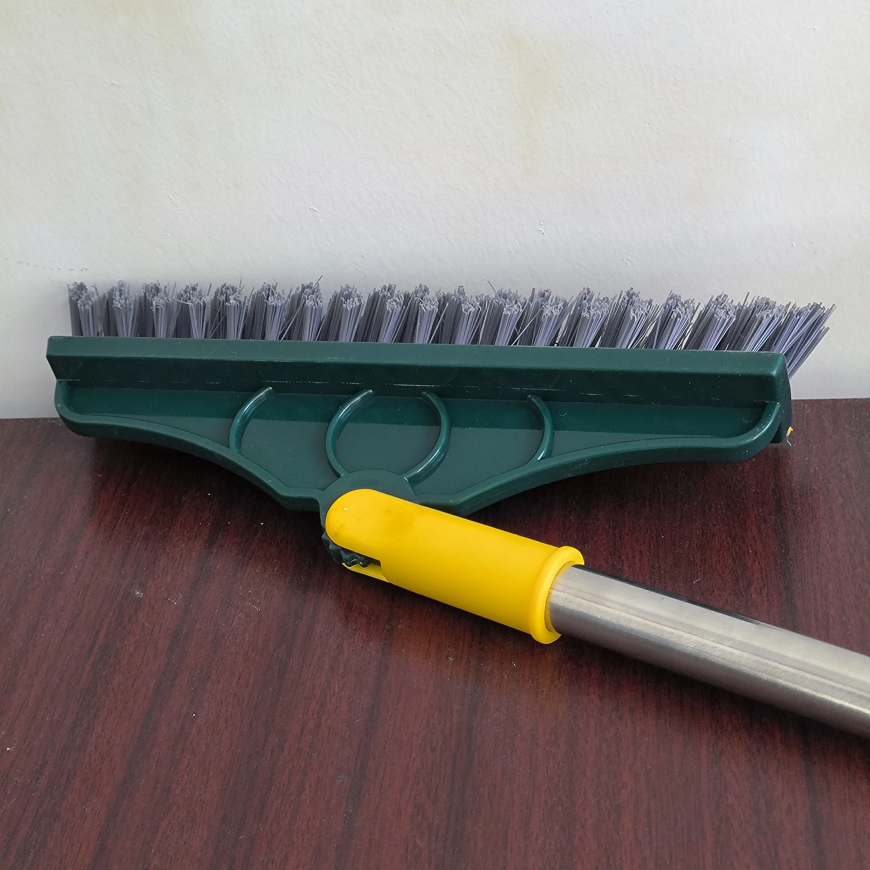 triangle head  2 in 1 Scrape and Brush,Tub and Tile Brush for bathroom