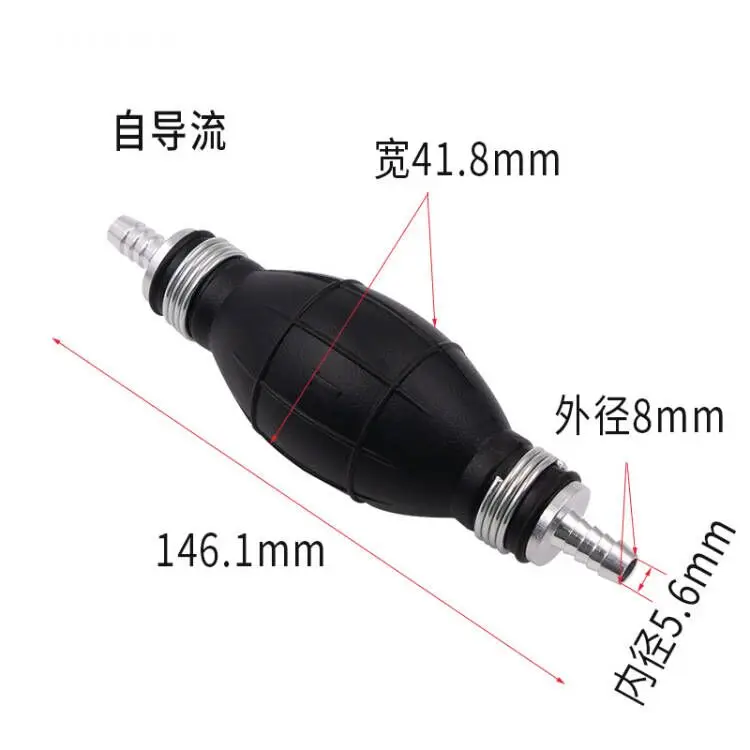 High Flow Siphon Hand Pump Portable Manual Car Fuel Transfer Pump for Gas Gasoline Petrol Diesel Oil Liquid Water