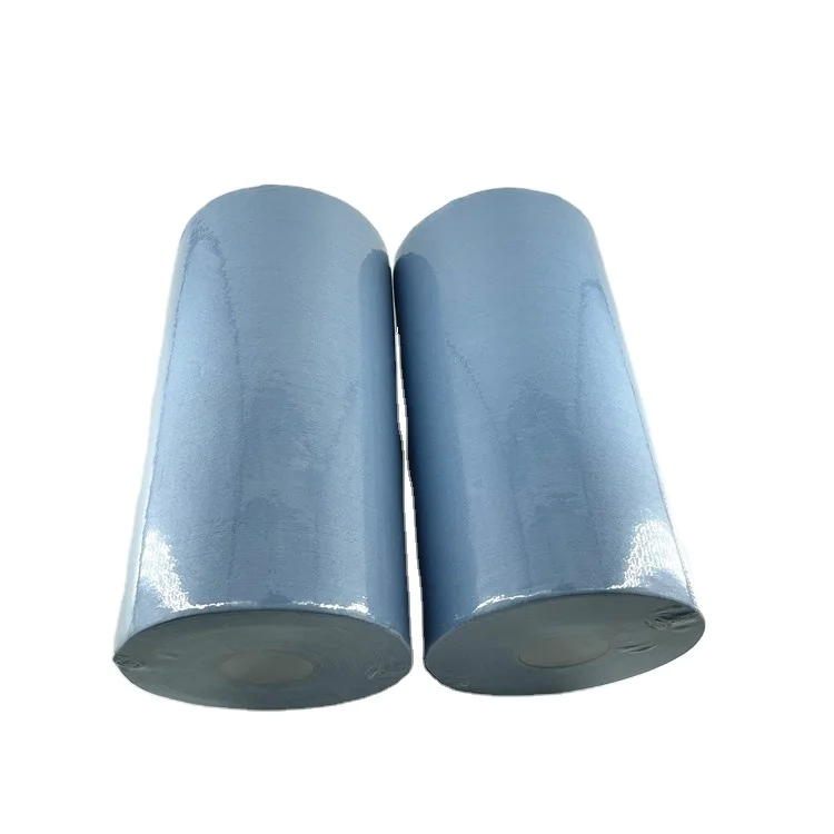 
30% PP 70% woodpulp industrial wiper roll 
