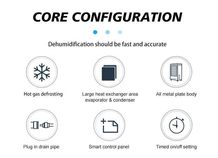 Коммерческий осушитель большой емкости с дренажным насосом для подвала