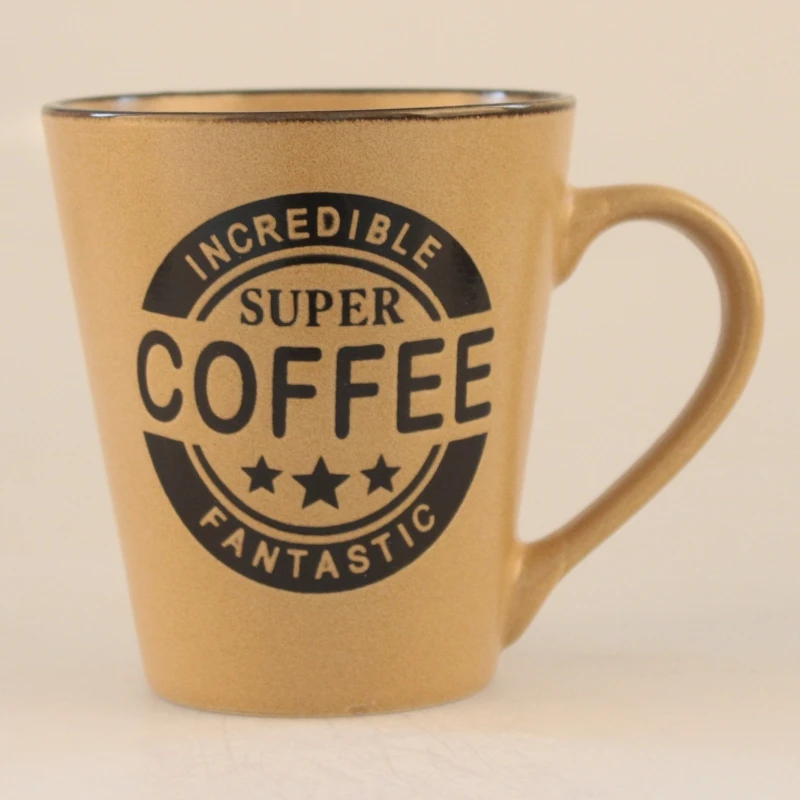 Creative Ceramic Mug Cup Silk Printing promotion Gift Ceramic Coffee Mugs