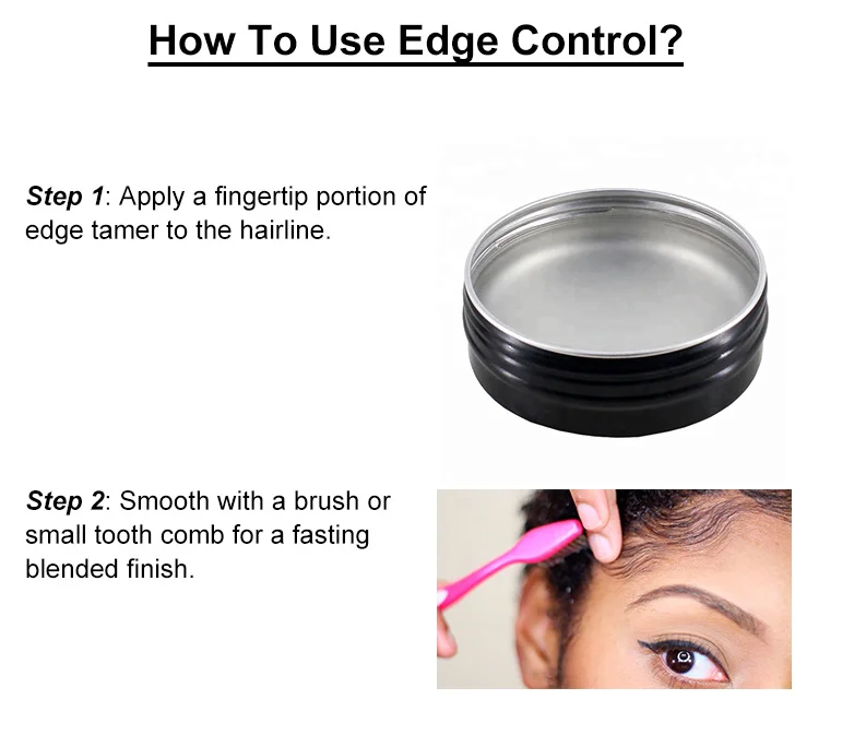 Собственный бренд на водной основе Extra hold Private label professional hair styling pomade wax custom edge control
