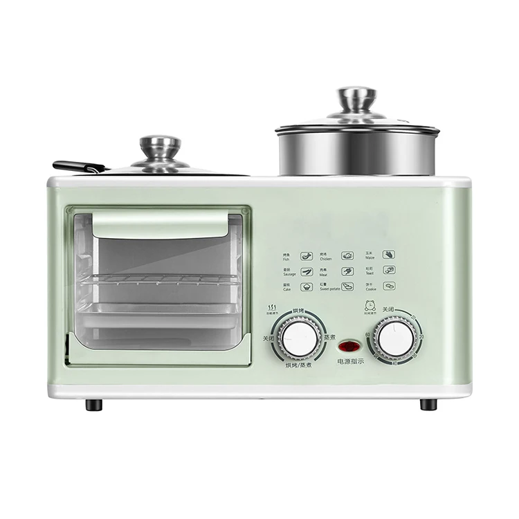 Kitchen Appliance Cooking Pot Mini Oven All In One Bread Toaster Home Machine Electric Breakfast Maker