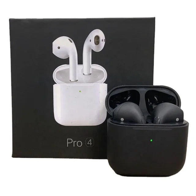  Черные наушники-вкладыши беспроводные мини-наушники Air Pro 4 для