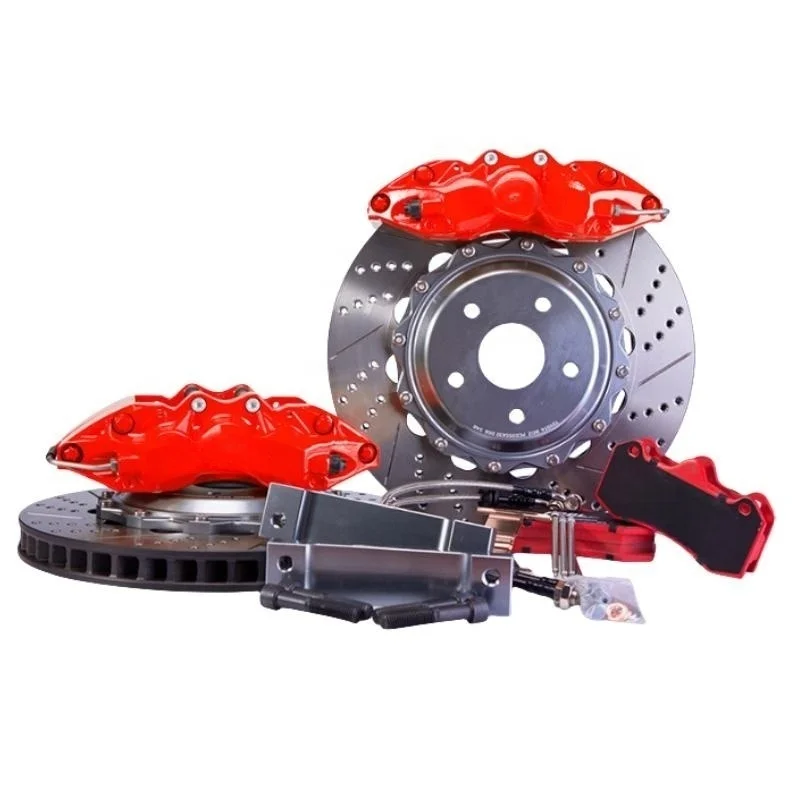 Universal Brake System 4 Pots Modified Big Brake Caliper Modified Racing Brake Caliper Discs for BMW/FORD/TOYOTA/VW/HONDA