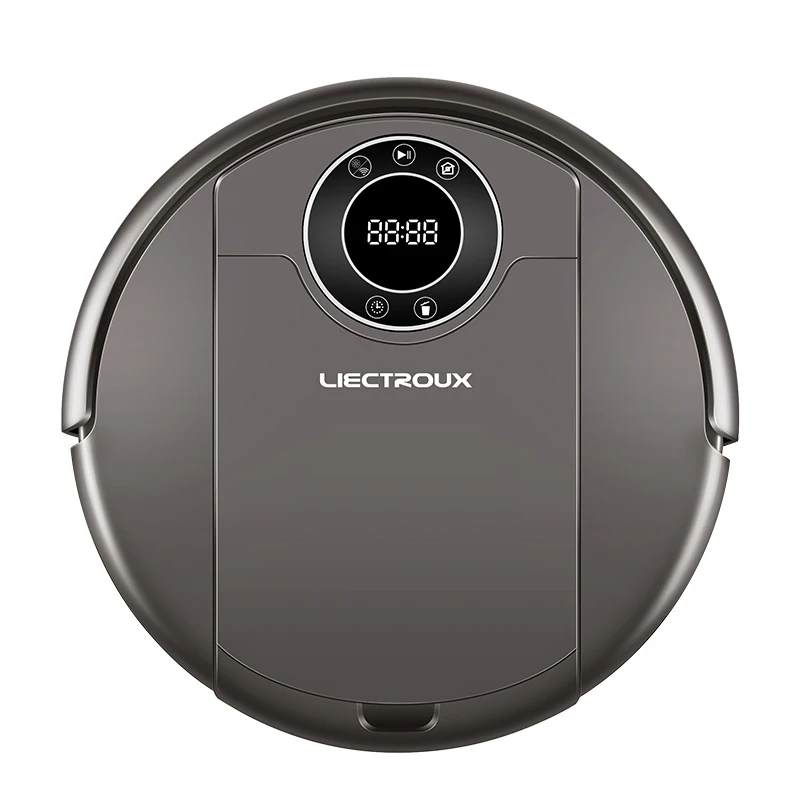 Robot Vacuum Cleaner LIECTROUX ZK808 , Smart Mapping, with Memory, WiFi App & Voice Control, 4000Pa Strong Suction, Dry & Wet