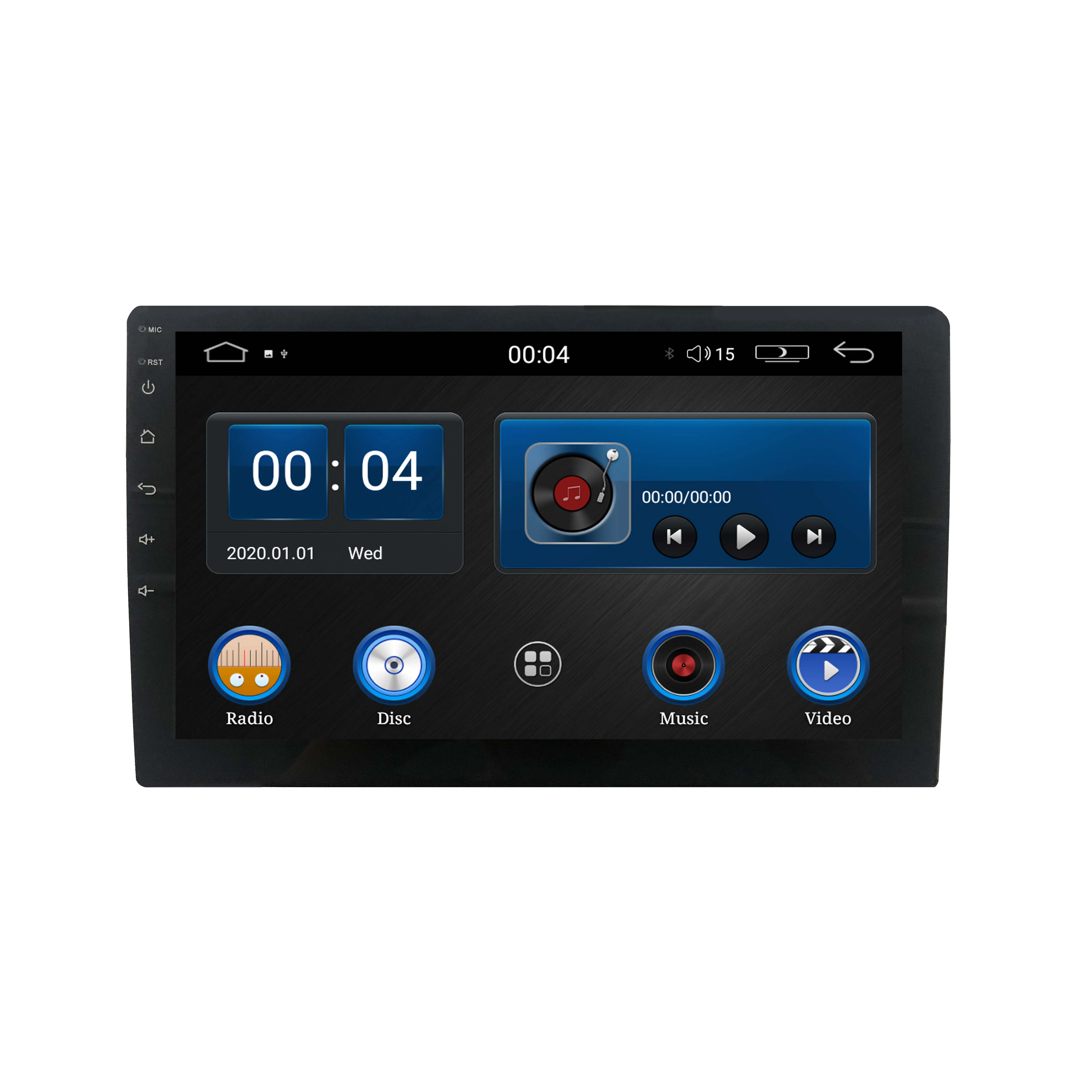 10 Inch T5 Car Android DVD Player GPS Navigation Radio AHD Wifi FM BT Dashboard Placement Touch Screen Radio Tuner SWC