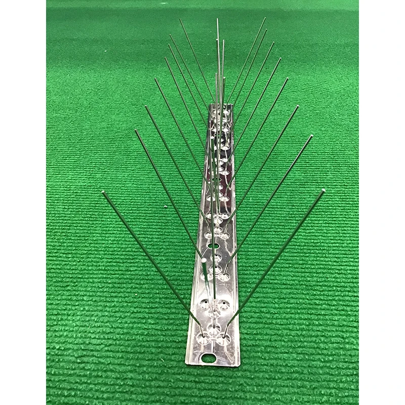 China manufacturer wholesale 50cm stainless steel Anti Pigeon thorn custom bird spikes for pest control