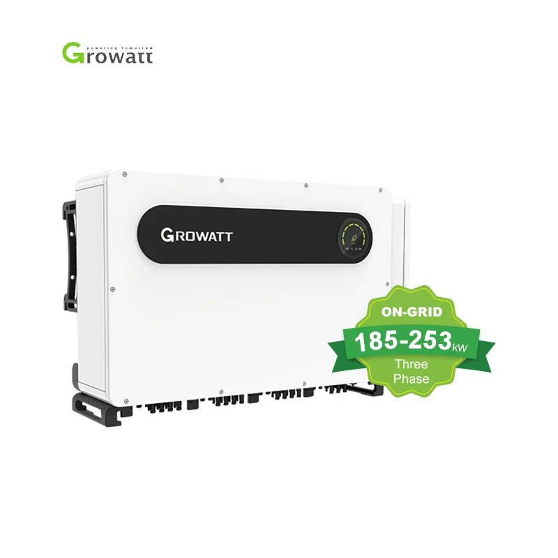 GROWATT 3 Three Phase 100KW 125KW 250KW 500KW 1 MW Solar On Grid Inverters 10 MPPTS Solar Power Inverter