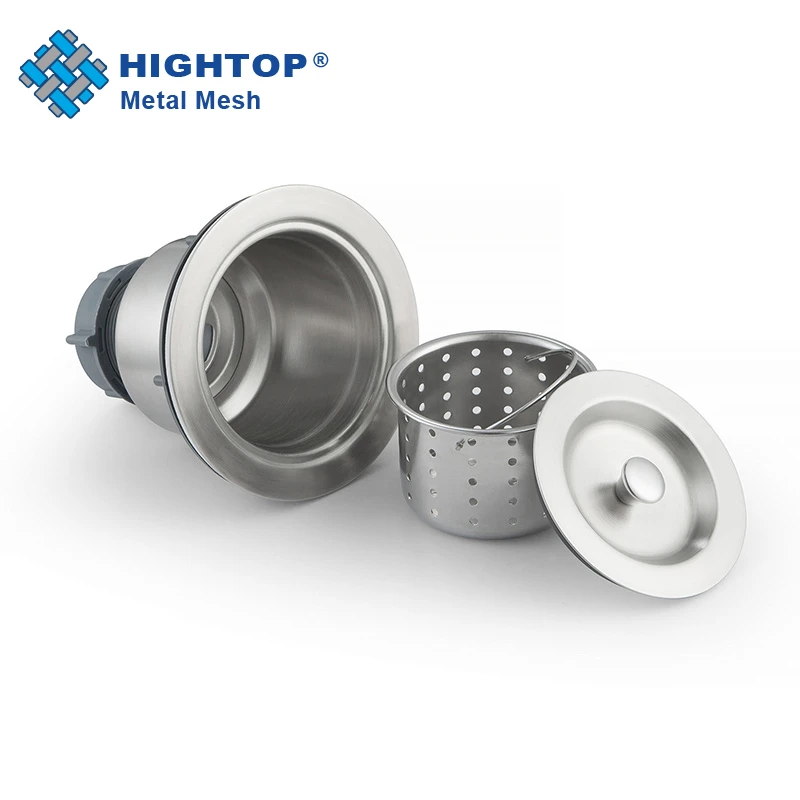 Оптовая продажа современной кухни из нержавеющей стали для ванной 304 перфорированные раковина отходов фильтр корзины и фиксаторы уход за кожей лица