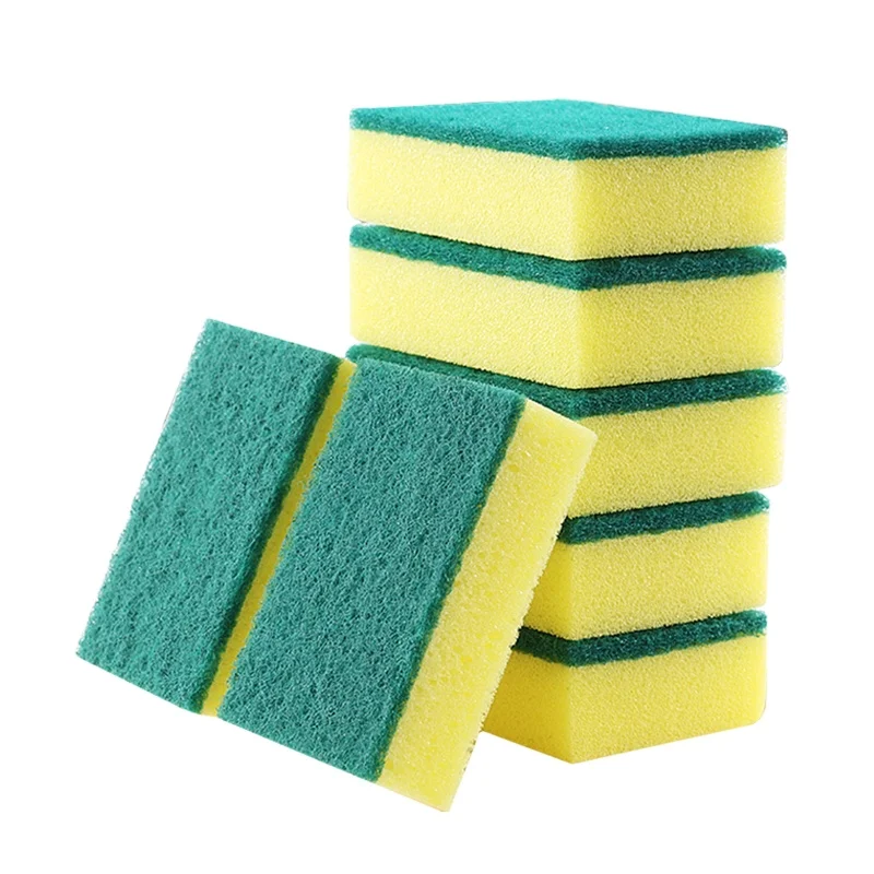Household Kitchen Cleanup Sponge With Holder Scouring Pad Soap Dispenser And Kitchen Sponge Holder
