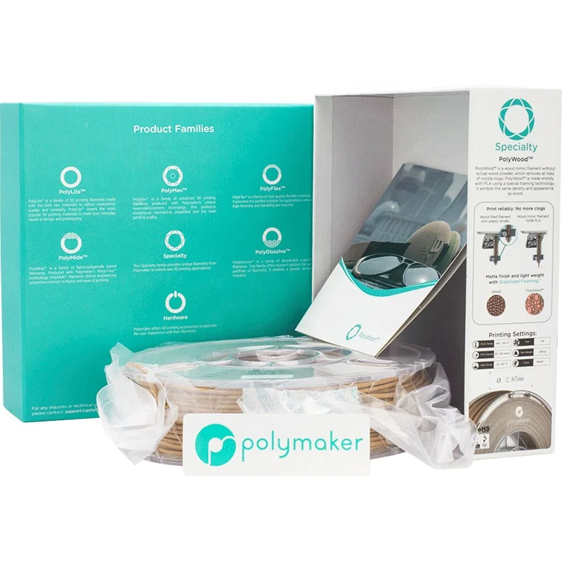 Лидер продаж, нить с эффектом древесины, индивидуальный легкий вес, 0,6 кг/2,85 мм/1,75 мм, нить PLA для 3D-принтера из легкого поли дерева