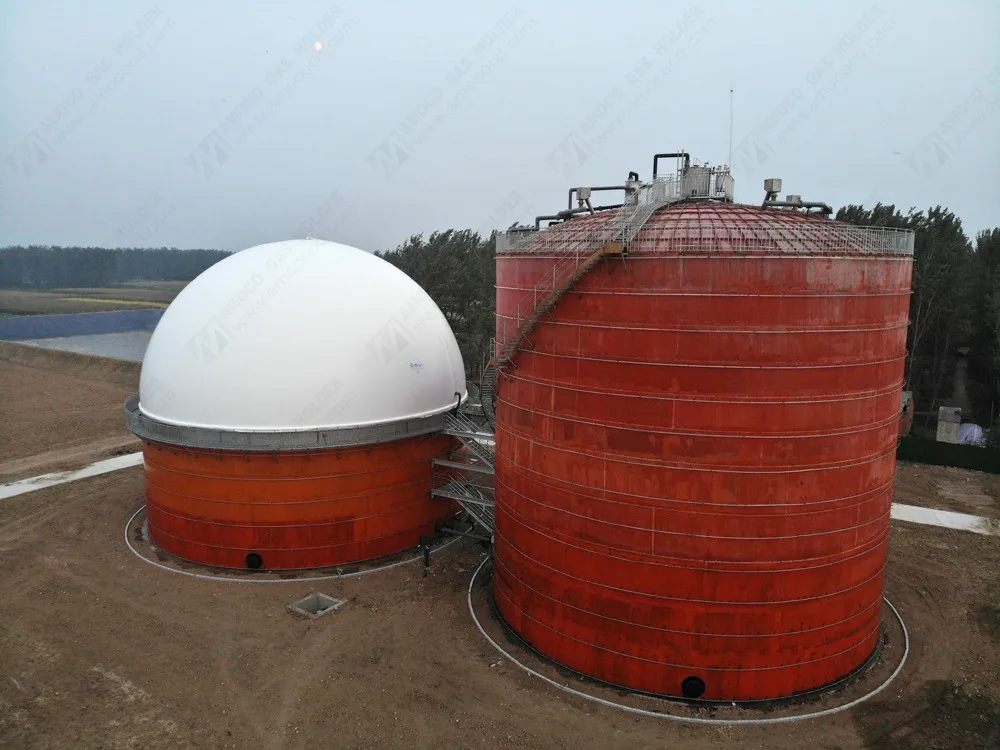 Gas Ballon Biogas Bag For Biogas Waste Treatment Project