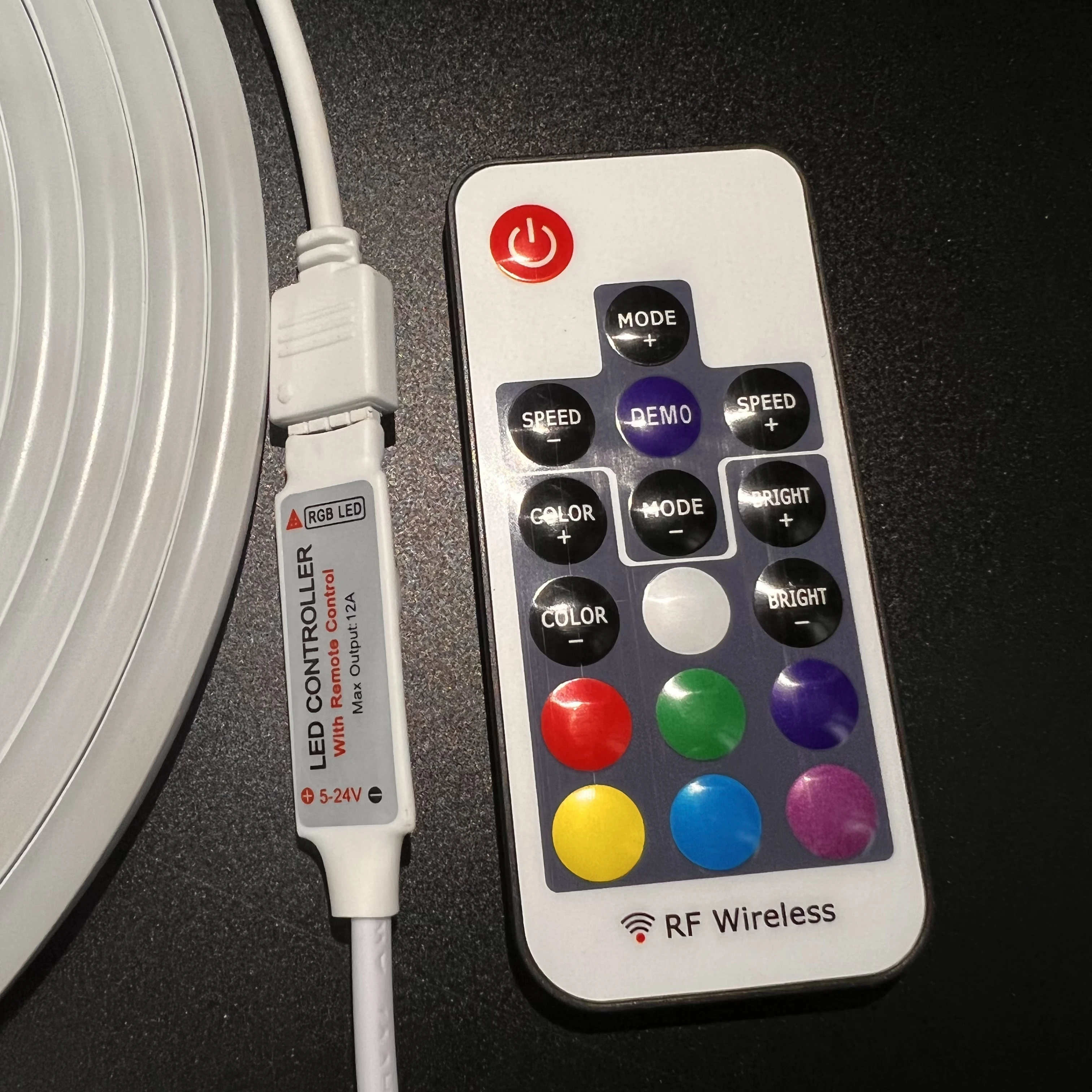 Dc 12v Neon Led Strip Light 5m Rgb Full Color Customizable Led Light Flexible Cuttable Neon Light For Sign