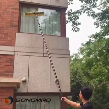 Telescopic Carbon Fiber Water Purification Systems Waterfed Gutter Window Cleaning Pole