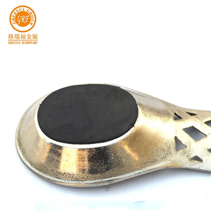 Silver Cast Iron Kitchen Spoon Fork Spatula Holder for Dining Table Metal Spoon Rest Holder for Kitchen Counter