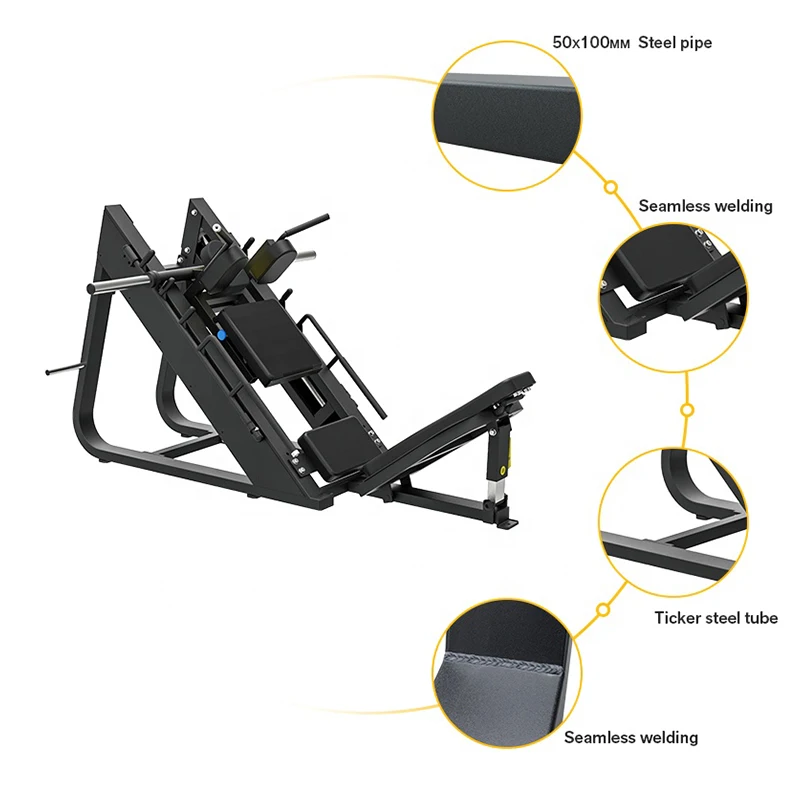 BunnyHi TBXL007 Horizontal Hammer Strength Vertical Leg Press Hack Squat Machine Leg Press