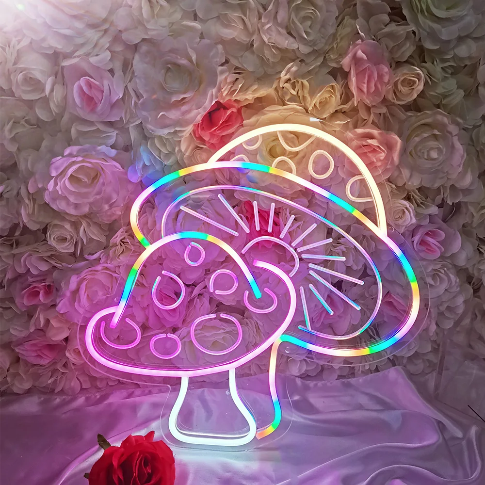 Neon Sign RGBIC Neon letter sign change color form Factor with control remote LED Neon Signs Beer Bar Club