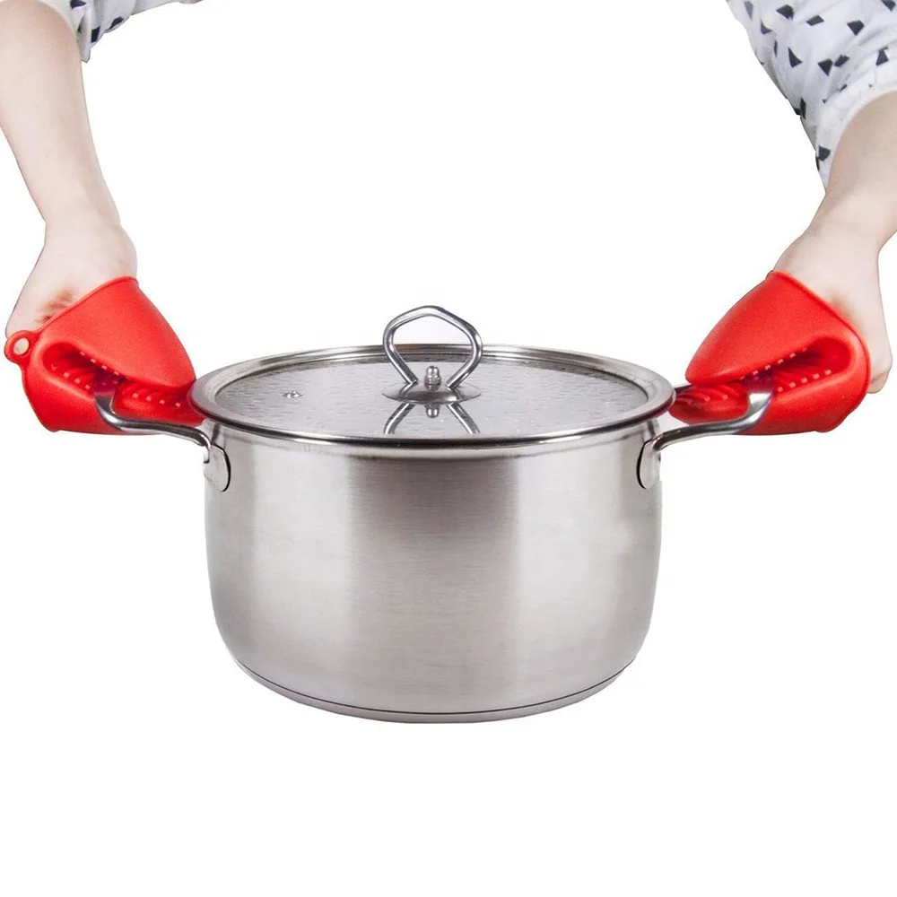 Hot Selling Eco-friendly Non-slip Grill BBQ Gloves Silicon Microwave Oven Gloves Silicone Oven Mitts Kitchen