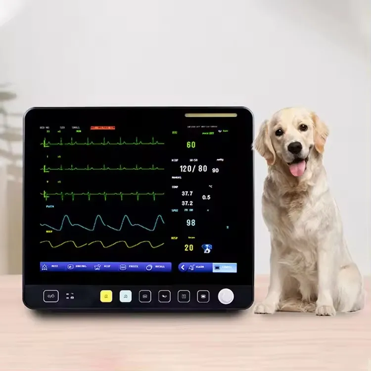 Портативный многопараметрический Ветеринарный монитор пациента портативный для использования в клинике